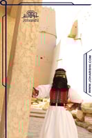 فستان سدو أحمر أنيق ليوم التأسيس للاطفال