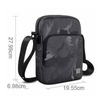 شنطة كتف وسط للمهام اليومية اللون الاسود من باستك