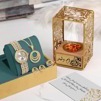 طقم هدايا نسائية مميزه وراقية مرصعة بفصوص