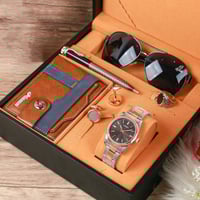 أطقم ساعات رجالية مجموعة إكسسوار متكامل C-2000