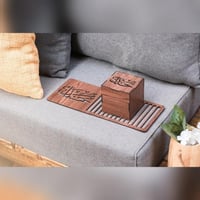 طقم مبخرة وصينية الأناقة الفاخرة