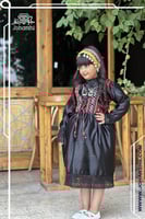 فستان التأسيس اسود حسب الطلب