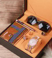 أطقم ساعات رجالية مجموعة إكسسوار متكامل C-2000