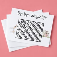 لعبة المتاهة لتوديع العزوبية