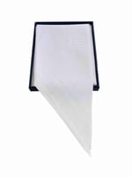 شماغ ZAFرجالي ابيض ناصع