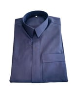 ثوب سعودي رجالي شتوي قلاب سحاب كحلي