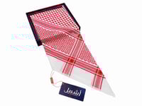 شماغ أشبيل أحمر فاتح