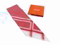 شماغ أشبيل أحمر غامق حب الرمان