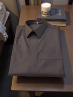 ثوب سعودي رجالي شتوي خليه قلاب سحاب بني