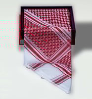 شماغ أشبيل احمر رسم