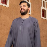 ثوب صيفي ملون تفصيل عماني