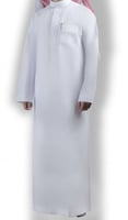 ثوب سعودي ولادي سادة سحاب