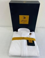 ثوب دروش صيفي سادة سحاب