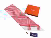 شماغ أشبيل أحمر فاتح