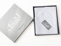 شماغ أشبيل أبيض ناصع