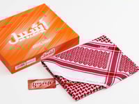 شماغ أشبيل احمر غامق كلاسيكي دم الغزال