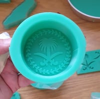 قالب سيليكون شموع او شكولا اوصابون دائري ٦ سم ارتف...