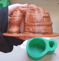 قالب سيليكون جبل الفيل ينفع للشموع و الجبس حجم كبي...