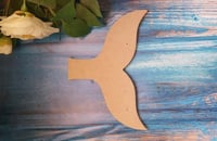 ذيل سمكة خشب لصب الريزن و الديكوباج و التلوين