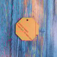 ختم أكريليك لصنع القوالب ثماني مقاس 7.5 سم سمك 6 م...