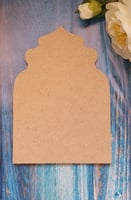 شكل نافذة اسلامي مقاس a5 خشب لصب الريزن و الديكوبا...