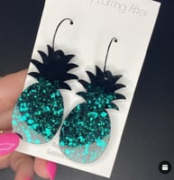 قالب سيليكون حلقان شكل اناناس للمحترفين