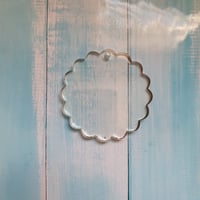 أكريليك لصنع القوالب وردة مقاس 7 سم سمك 6 مللي