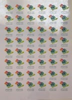 شعار اليوم الوطني الجديد ملون لقالب مقاس 4 سم