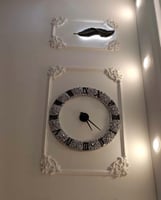 اطار خشب دائري ساعة لصب الريزن و ينفع اطار ورد مقا...