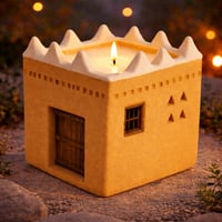 قالب سيليكون بيت شعبي للشموع ارتفاع 7.5 سم في 6.5...