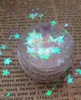 جلتر نجوم ودري شفاف عاكس الوان حجمين كبير و صغير ١...