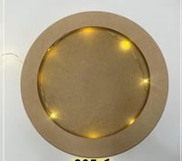 خشب مقاس ٤٠ سم لصنع القمر المضيء يصنع ب معجون الحو...