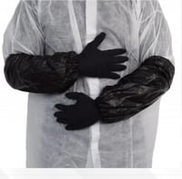 اكمام بلاستيك أغطية الذراع السوداء مقاس 40*22 -100...