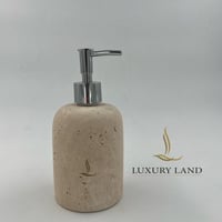 علبة صابون سائل من رخام ترفنتينو