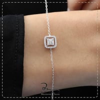 افخم اساور نسائية فضة مرصعة