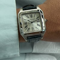 سانتوس كحلي جلد لامع