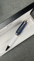 قلم مونت بلانك فخم فضي
