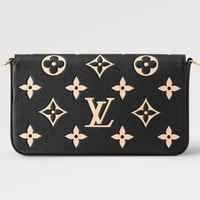 حقيبة Félicie Pochetteأسود وبيج