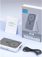 Korean Brand M5 Magnetic Power Bank, 10,000mAh Fol...