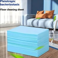 Floor Cleaning Sheet 50 Pieces,Blue مناديل تنظيف ا...