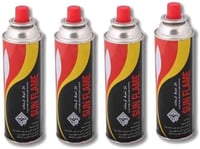 طقم غاز البوتان 220 جم 4 قطع كوريا-Butane Gas Cart...