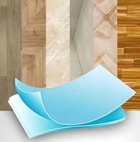 Floor Cleaning Sheet 50 Pieces,Blue مناديل تنظيف ا...