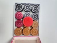 New Super Carrom Men قطع لعبة الكيروم الجديدة الرا...