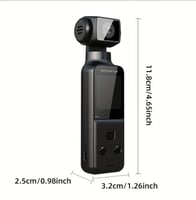 4K Ultra HD Handheld Action Camera with Digital St...