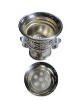 Incense Burner For Charcoal Silver مبخرة فحم فضية
