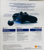 يد سوني 4 بوحدة تحكم لاسلكية بلون اسود-SONY PS4 DU...
