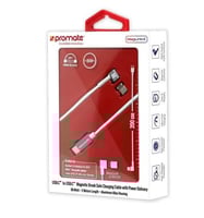 Promate Magnetic USB-C Cable, Magnetic Fast Chargi...