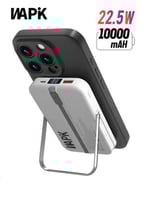 Korean Brand M5 Magnetic Power Bank, 10,000mAh Fol...