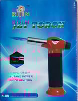 RIJIN JET TORCH ولاعة ريجين للتحمير ولإشعال الفحم