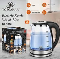 TOSCANA U ELECTRIC KETTLE 2.0L,LED LAMP-ST-1212
